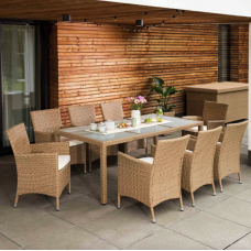Садовая мебель Di Volio VERONA 8+1 бежево-кремовая