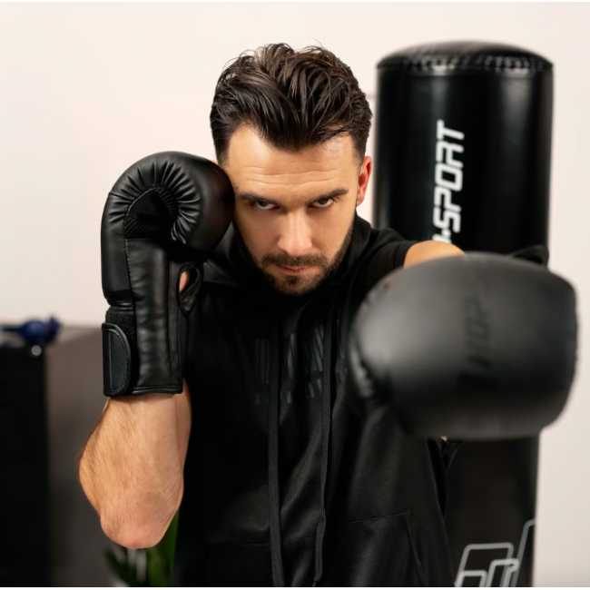 Боксерські рукавиці Hop-Sport HS-BG10 10oz чорні