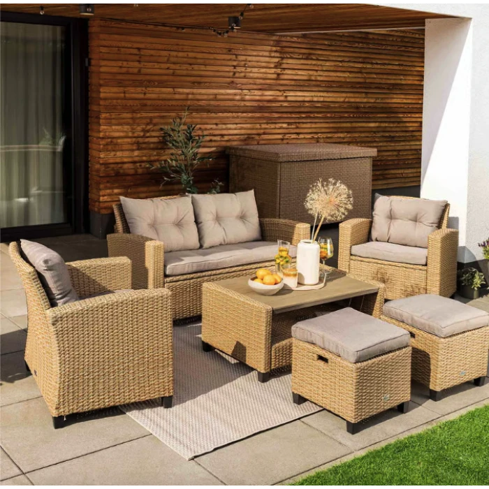 Набір садових меблів Di Volio Firenze бежевий/світло-сірий