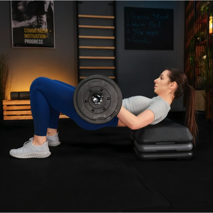 Степ платформа Trex Sport TX-038PAS к аэробике 3-уровневая черная