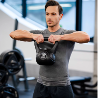 Гиря виниловая Gymtek 10кг черный