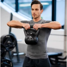 Гиря виниловая Gymtek 10кг черный