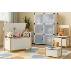 Лавка Chomik DAISY дитяча зі скринею для зберігання іграшок
