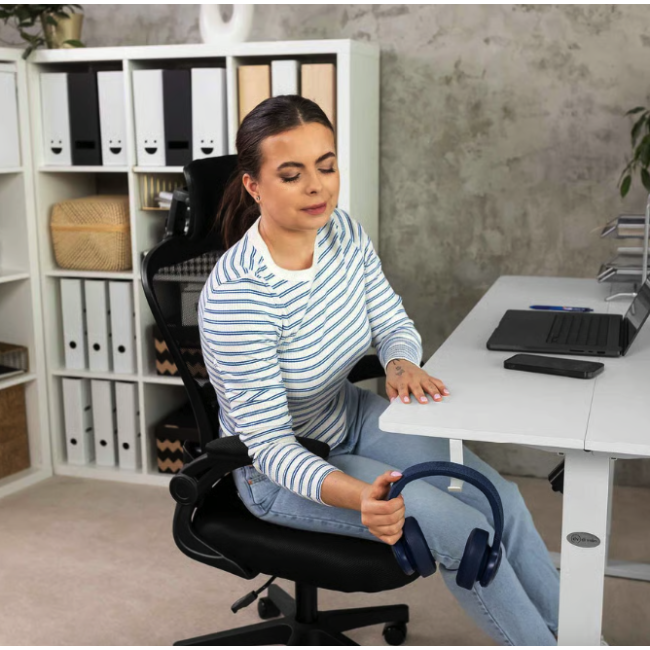 Компьютерный стол с регулируемой высотой Di Volio Biago белый