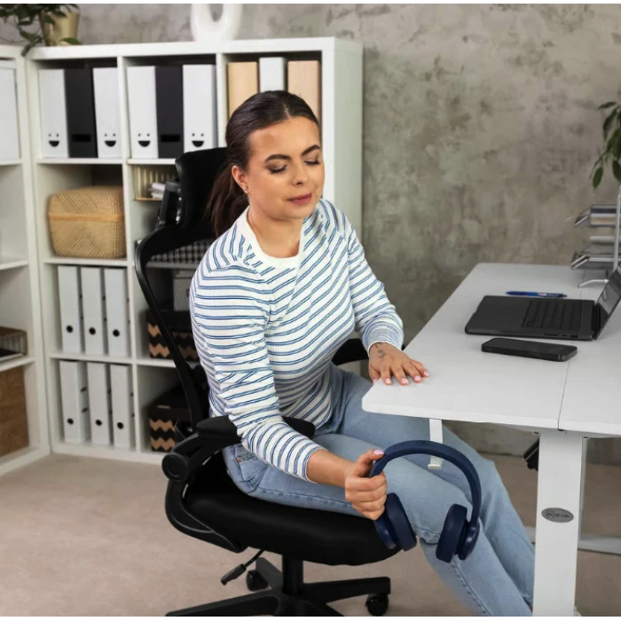 Компьютерный стол с регулируемой высотой Di Volio Biago белый