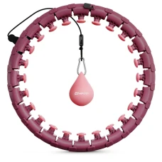 Хулахуп Hop-Sport HS-106HH масажний з обважнювачем рожевий