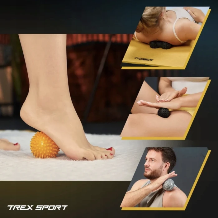 Набір масажних м'ячів Trex Sport TX-005MSC 5в1 для йоги та фітнесу EPP