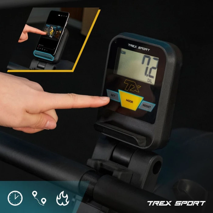 Гребний тренажер Trex Sport TX-580RM Rein чорний