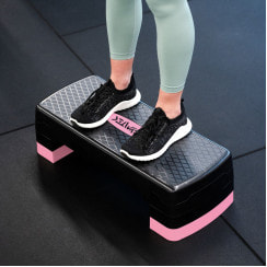 Степь-платформа Gymtek 3-х уровневая черно-розовая