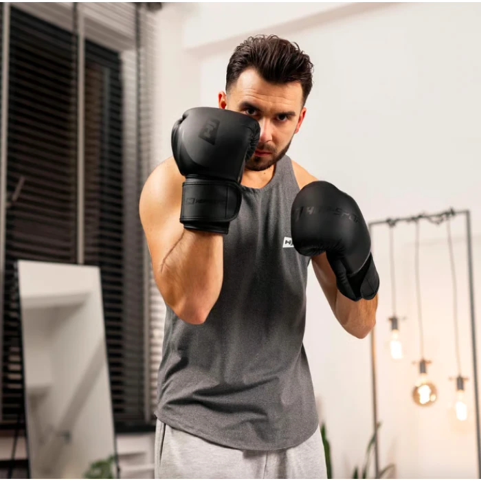 Боксерські рукавиці Hop-Sport HS-BG10 10oz чорні