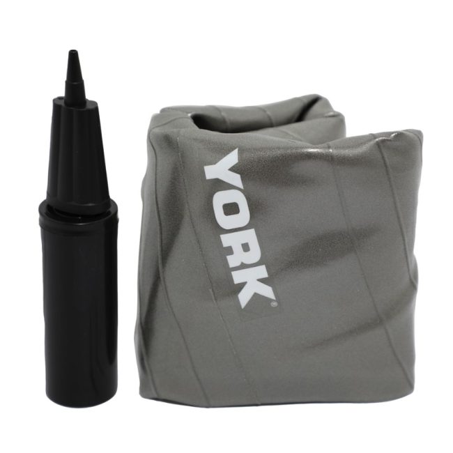 Фітбол York Fitness 75см сірий + насос