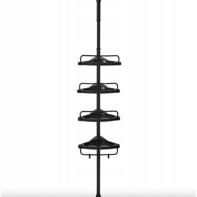 Угловая полка Leobert Siri телескопическая для ванной комнаты