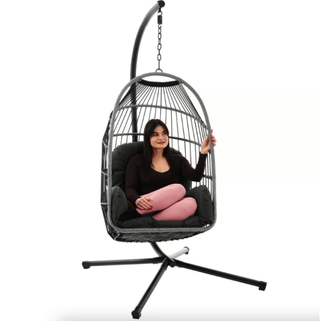 Підвісне крісло-кокон Di Volio Beluno графітовий