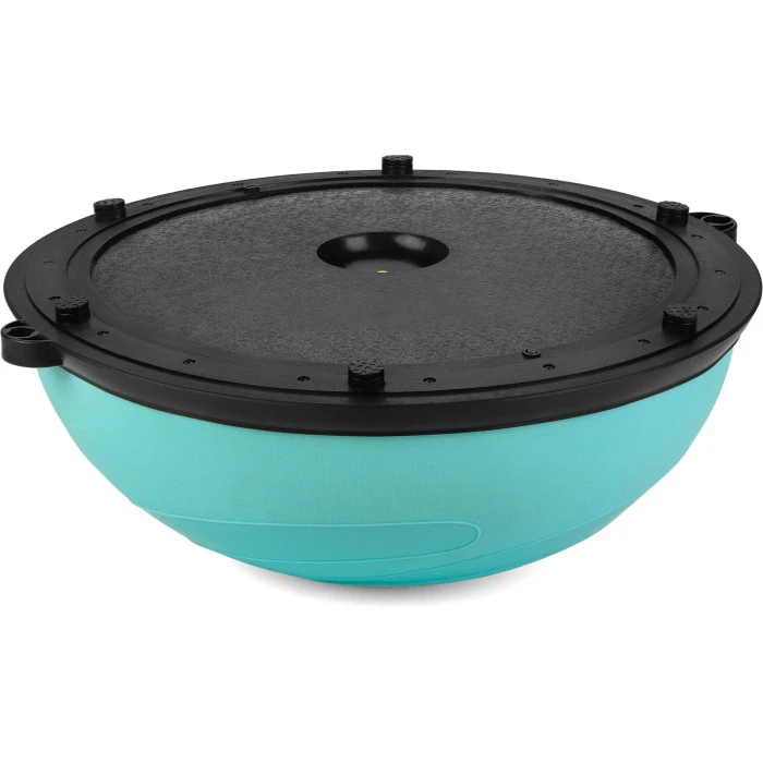 Балансувальна півсфера Gymtek Flex Core Half Ball 58см з еспандерами + насос блакитний