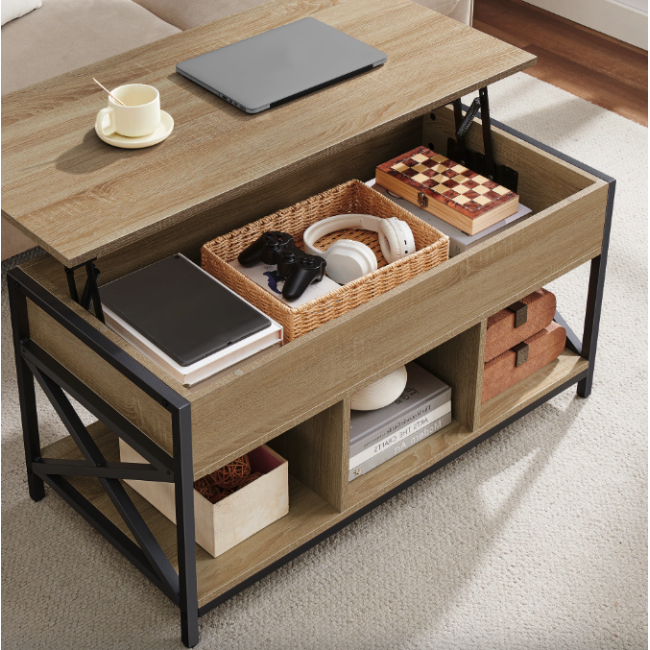 Стол трансформер Leobert Elias в стиле Loft натуральный