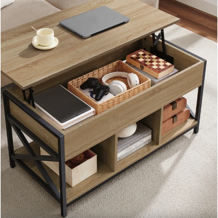 Стол трансформер Leobert Elias в стиле Loft натуральный