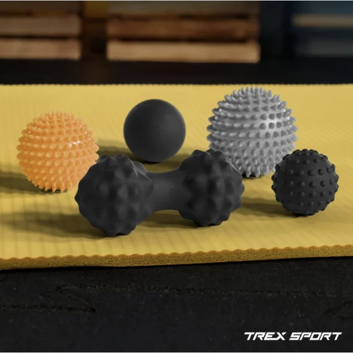 Набір масажних м'ячів Trex Sport TX-005MSC 5в1 для йоги та фітнесу EPP