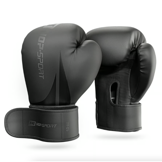 Боксерські рукавиці Hop-Sport HS-BG10 10oz чорні