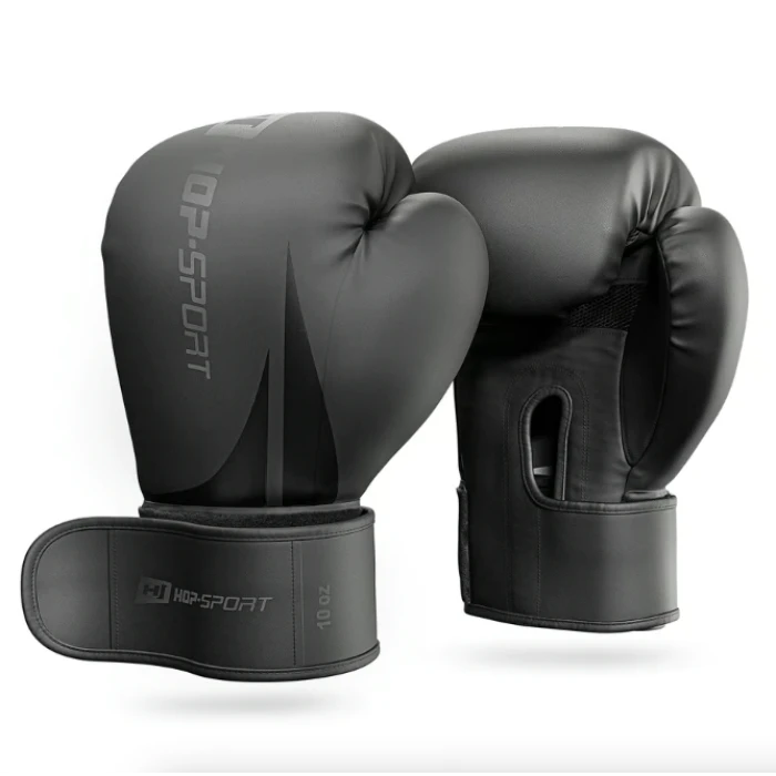 Боксерські рукавиці Hop-Sport HS-BG10 10oz чорні