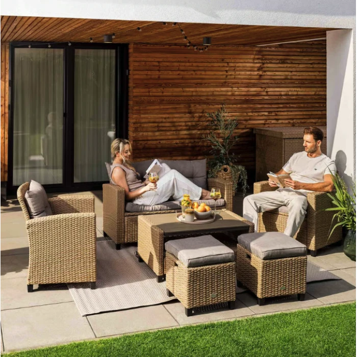 Набір садових меблів Di Volio Firenze бежевий/світло-сірий