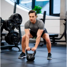 Гиря виниловая Gymtek 10кг черный