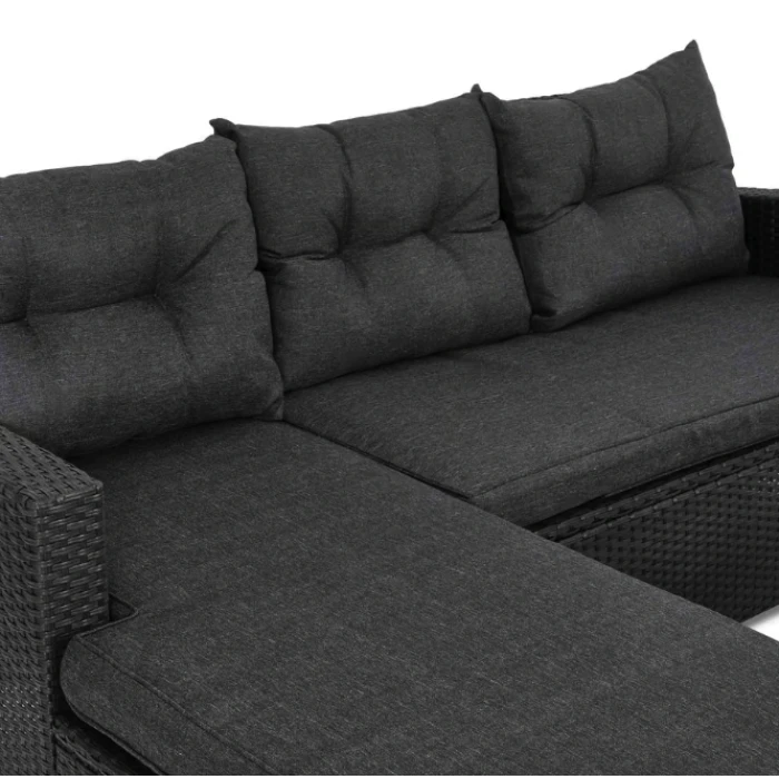 Комплект садовой мебели Di Volio Dalmia серый/графитовый