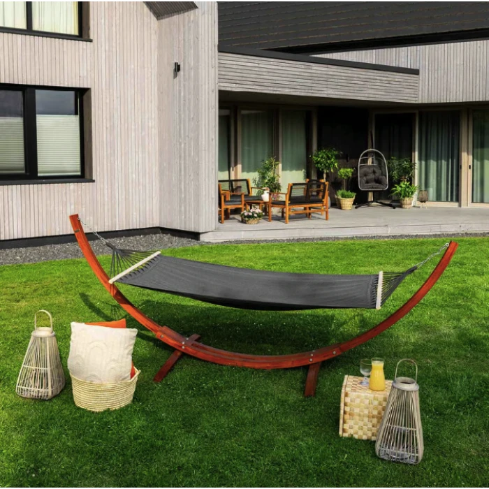 Гамак зі стелажем Di Volio Trevia графітовий