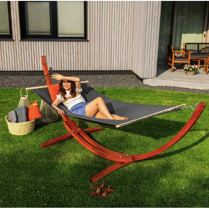 Гамак зі стелажем Di Volio Trevia графітовий