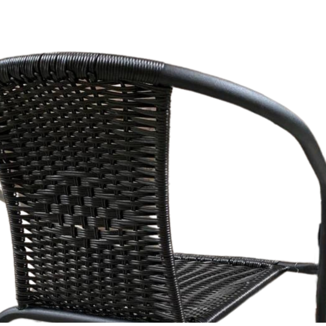Садове крісло Chomik Bistro Plus чорний