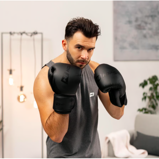 Боксерські рукавиці Hop-Sport HS-BG10 10oz чорні