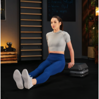 Степ платформа Trex Sport TX-038PAS до аеробіки 3-рівнева чорна