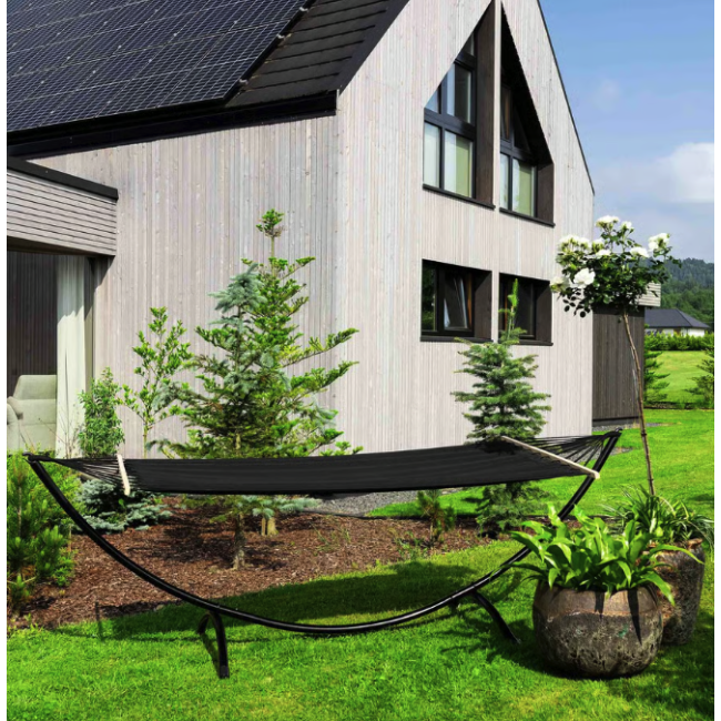 Гамак с каркасом Di Volio Rimini черный