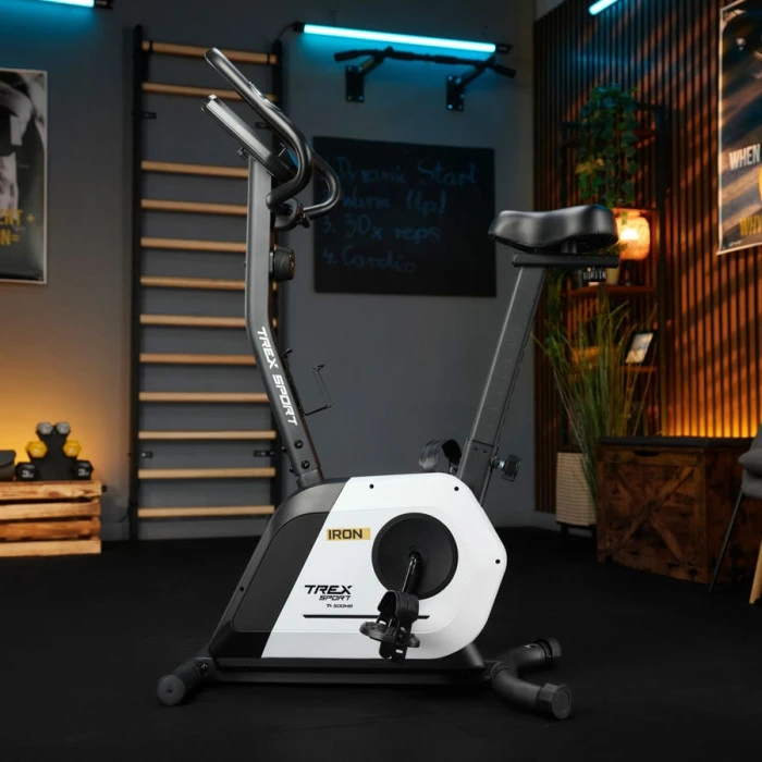 Велотренажер Trex Sport TX-500MB IRON магнітний білий