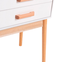 Тумба приліжкова Chomik AVESTA на три ящики у скандинавському стилі