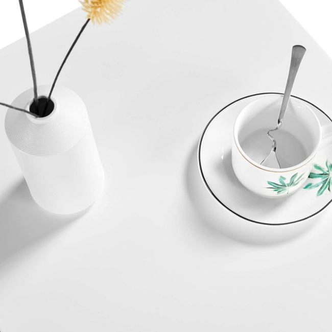 Стеллаж Chomik HOLLY с двумя деревянными полками белый.