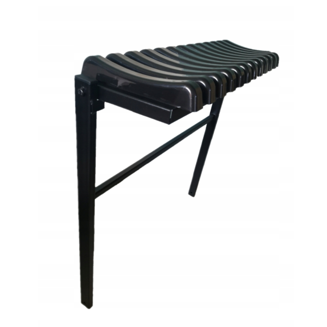 Лавка на цвинтар Chomik TWIST складна 100см чорний