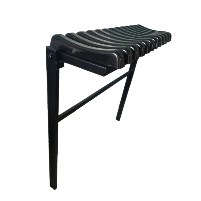 Скамейка на кладбище Chomik TWIST складная 100см черный