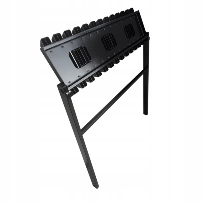 Лавка на цвинтар Chomik TWIST складна 100см чорний