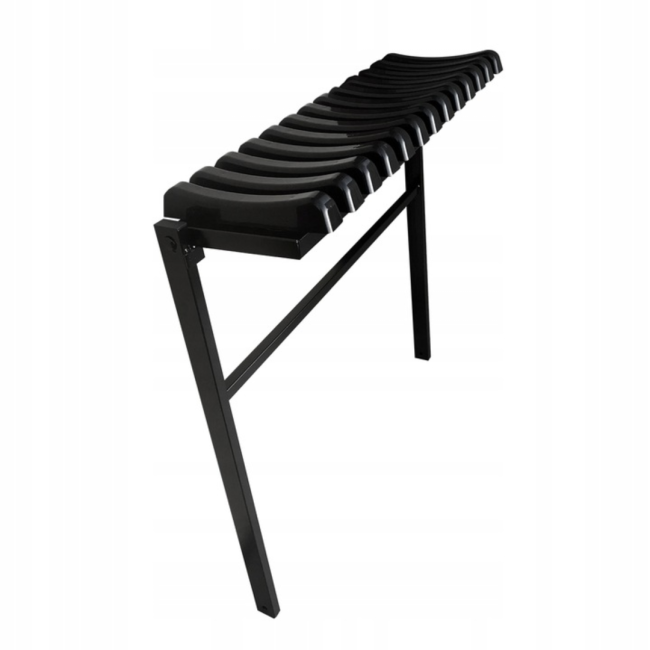 Лавка на цвинтар Chomik TWIST складна 100см чорний