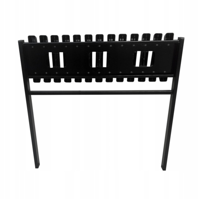 Лавка на цвинтар Chomik TWIST складна 100см чорний