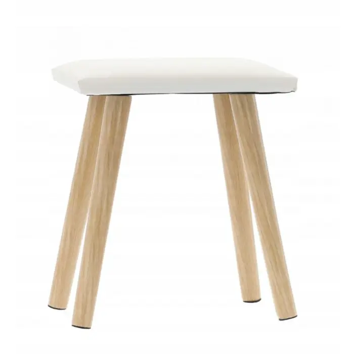 Туалетний столик Chomik WENDY з дзеркалом + табурет бежевий