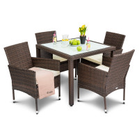 Садовая мебель Di Volio VERONA 4+1 коричневая