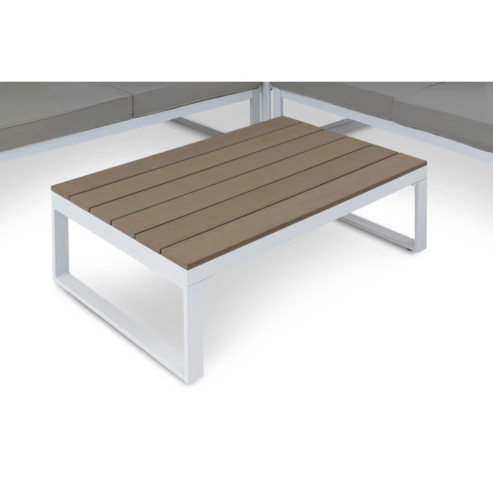 Набір садових меблів Di Volio Avola - Білий/Сірий