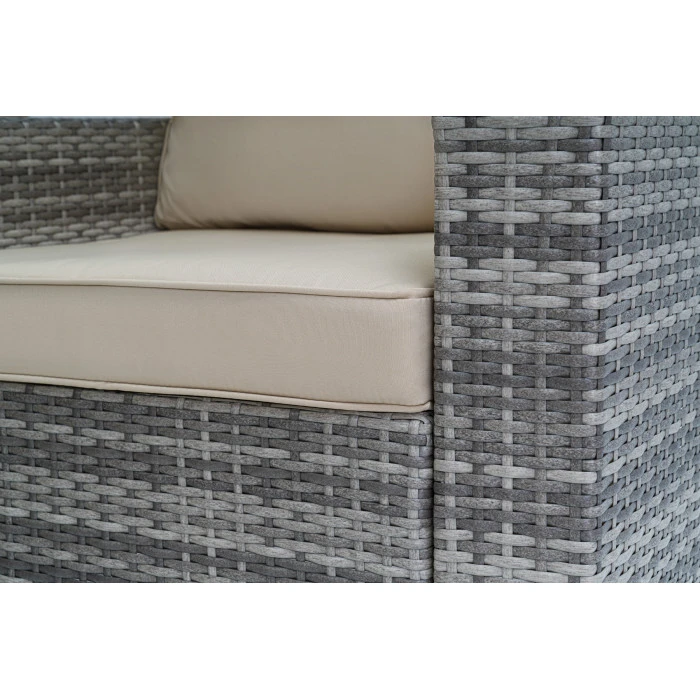 Комплект садовой мебели Di Volio Prato Светло-серый/коричневый