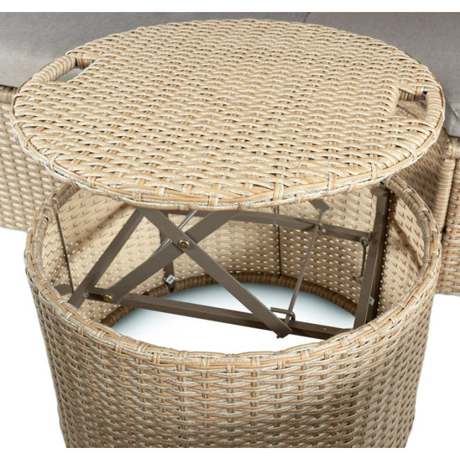 Садовая мебель Di Volio MILANO бежево-серая