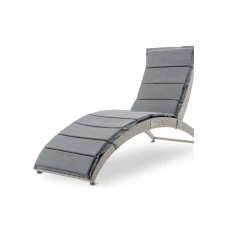Садовый шезлонг Di Volio Ciampino серо/графитовый
