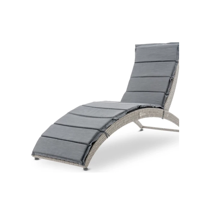 Садовий шезлонг Di Volio Ciampino сіро/графітовий