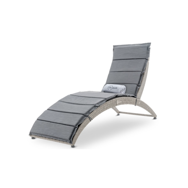 Садовый шезлонг Di Volio Ciampino серо/графитовый