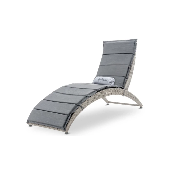 Садовий шезлонг Di Volio Ciampino сіро/графітовий
