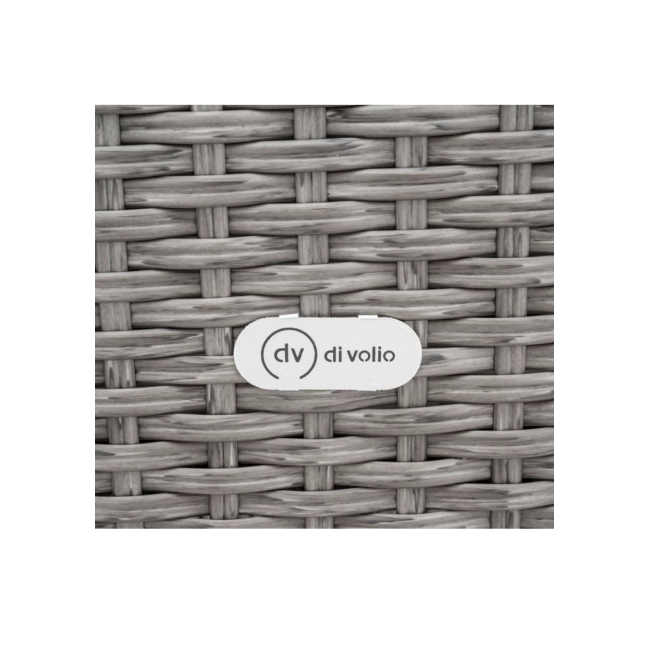 Садовый шезлонг Di Volio Ciampino серо/графитовый